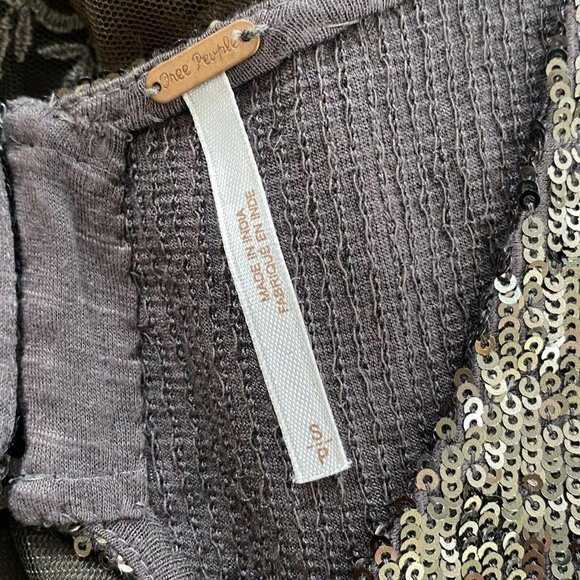 Free People Mirror Mirror Sequin Tunic Tank Cutout - Picture 7 of 9